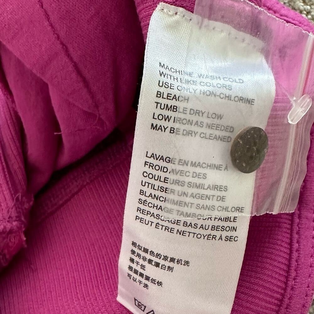 Free People Have My Heart Crop Cotton Camisole in Raspberry Sherbet NEW - Picture 6 of 11